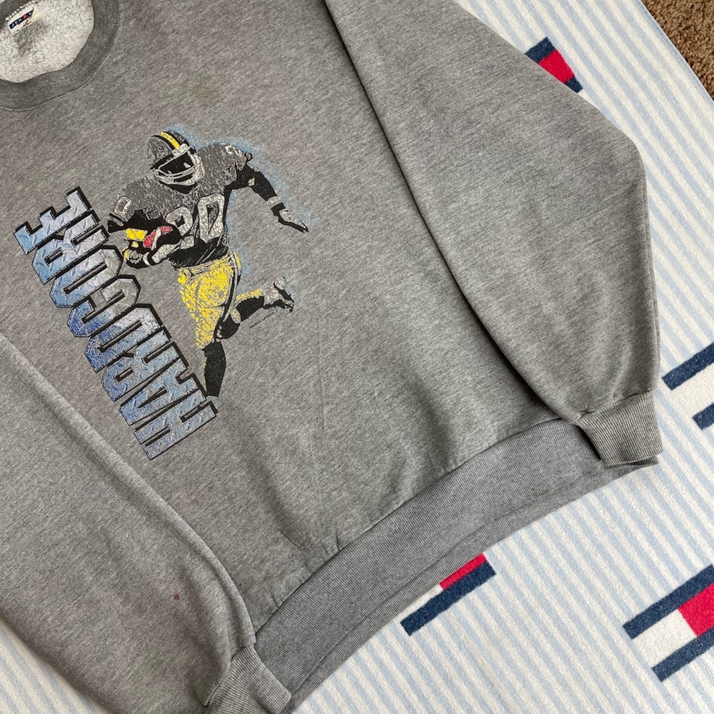 Vintage Football Hardcore Sports Athlete Crewneck Sweatshirt - Picture 6 of 13